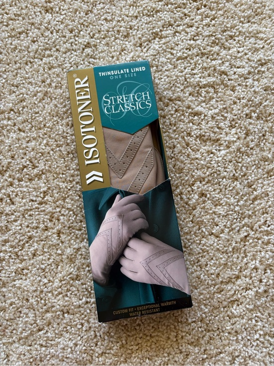 isotoner Accessories - Isotoner Stretch Classics Thinsulate Lined‎ Gloves Camel One Size NIB Vintage